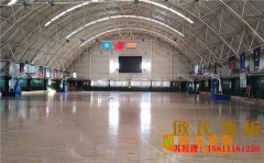 上海硬木企口籃球場(chǎng)地板結(jié)構(gòu)