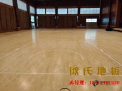 室內(nèi)籃球場木地板施工